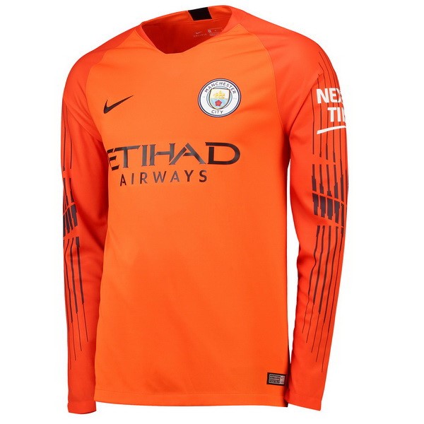 Trikot Manchester City Ml Torwart 2018-19 Orange Fussballtrikots Günstig